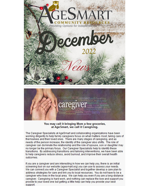 December 2022 Newsletter