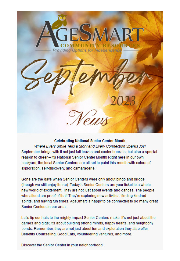 September 2023 Newsletter