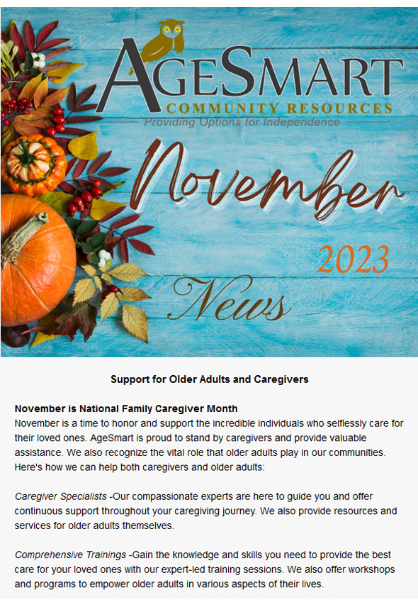 November 2023 Newsletter