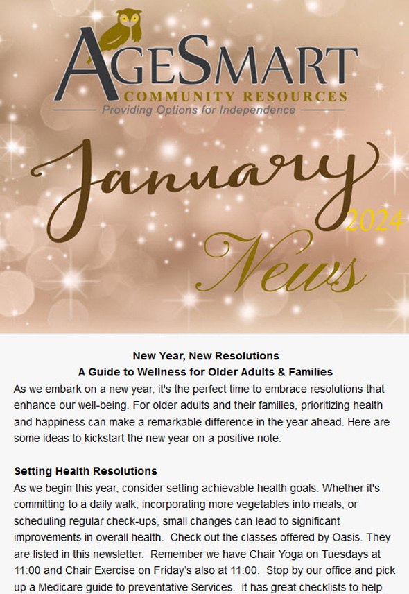 January 2024 Newsletter