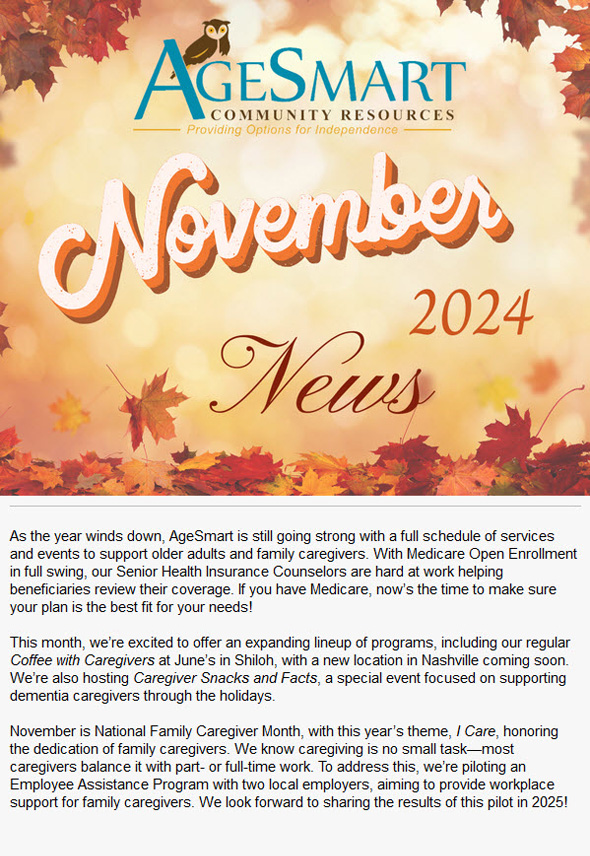 November 2024 Newsletter