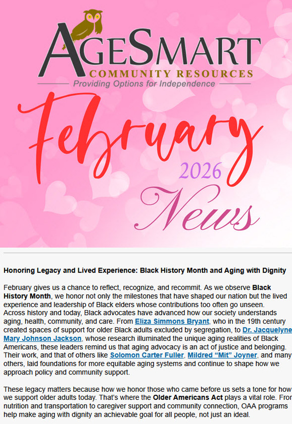 February 2026 Newsletter